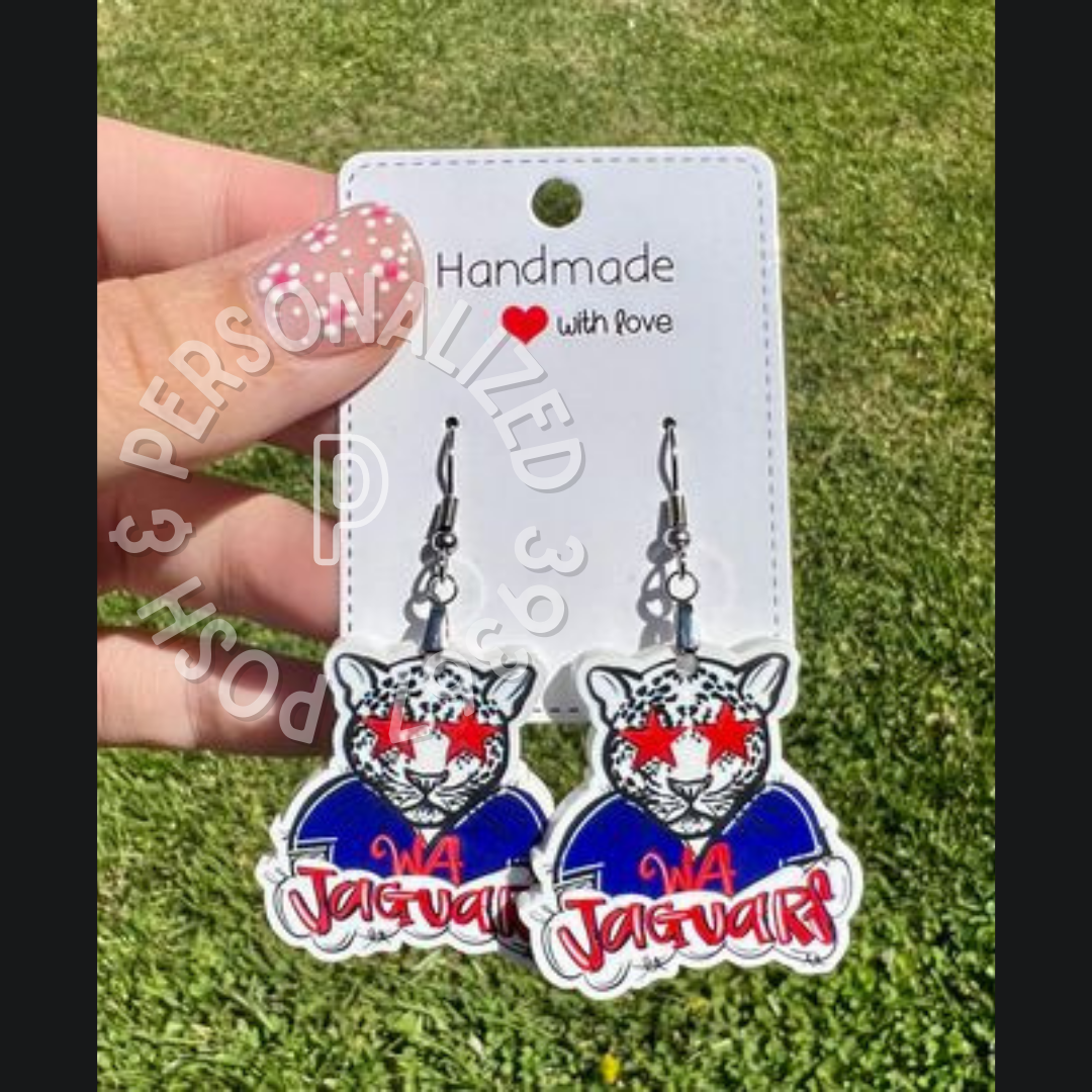 Preppy Mascot Earrings