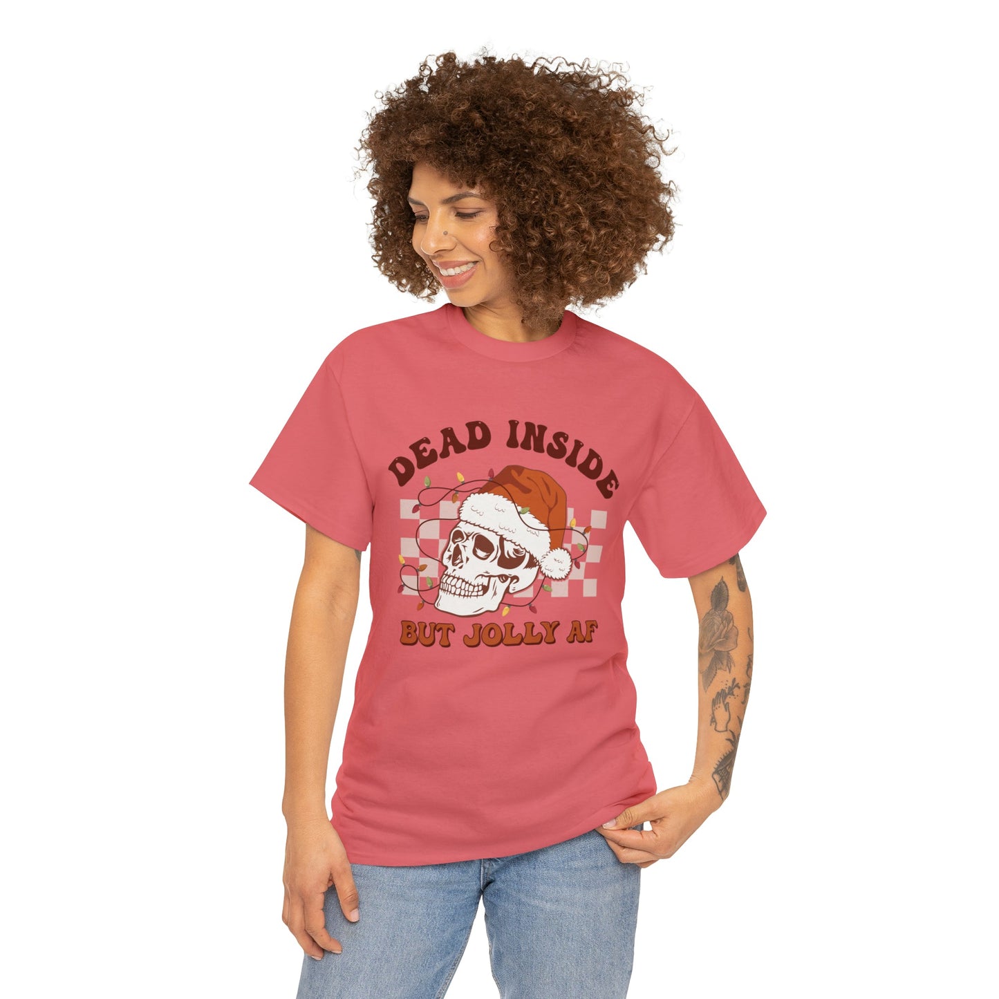 Dead Inside Heavy Cotton ChristmasTee