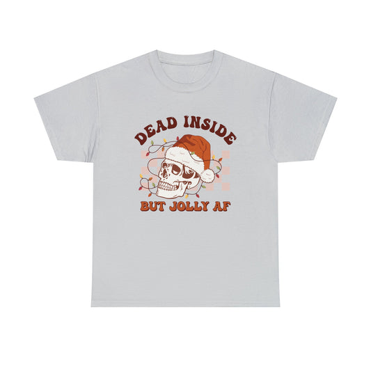 Dead Inside Heavy Cotton ChristmasTee