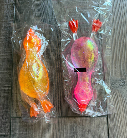 Squishy Squish Glitter Water Ducks Stress Toy