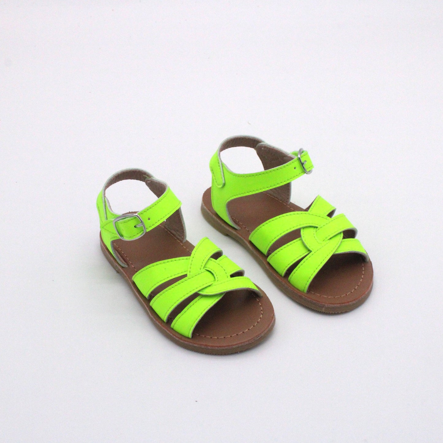 RTS: Vegan Leather Strappy Sandals