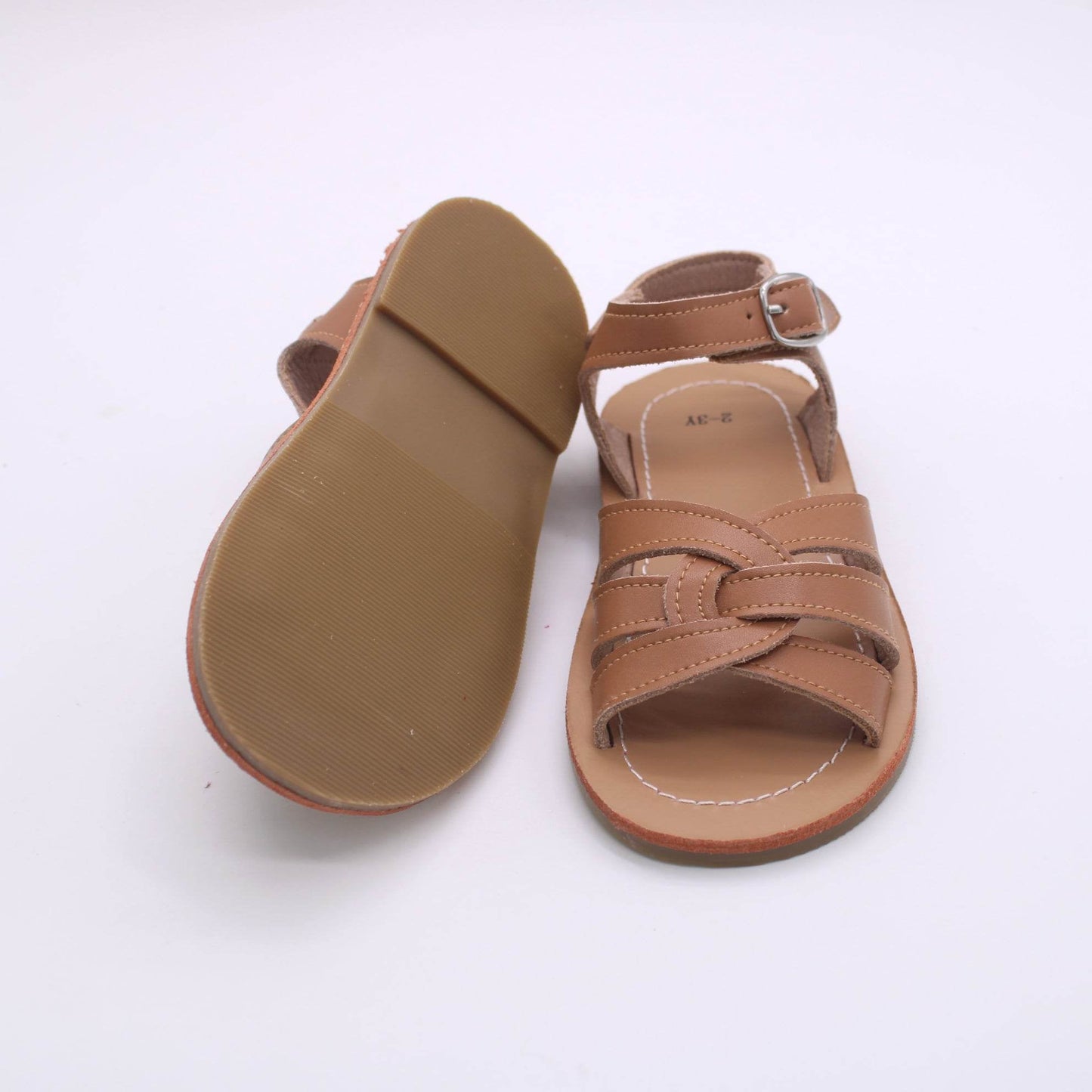 RTS: Vegan Leather Strappy Sandals