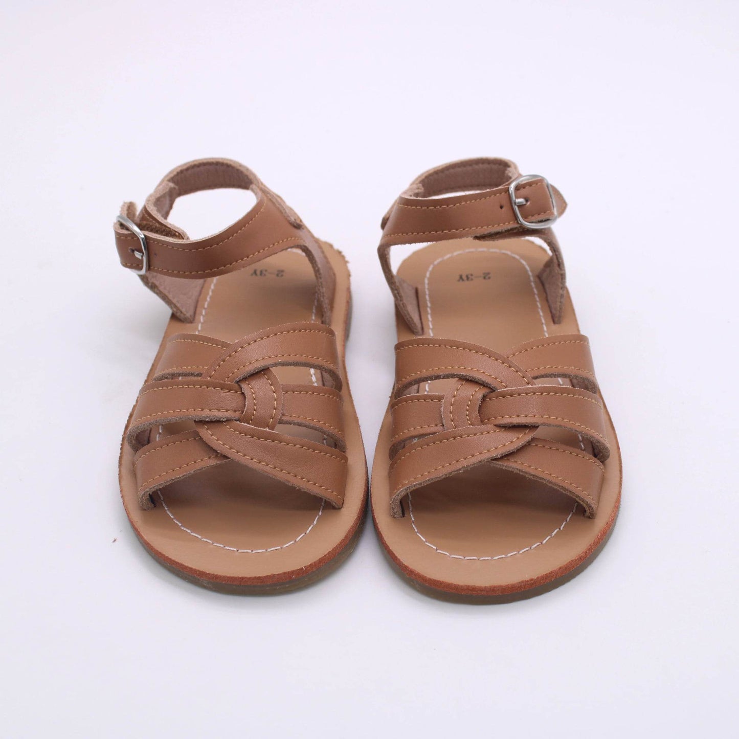 RTS: Vegan Leather Strappy Sandals