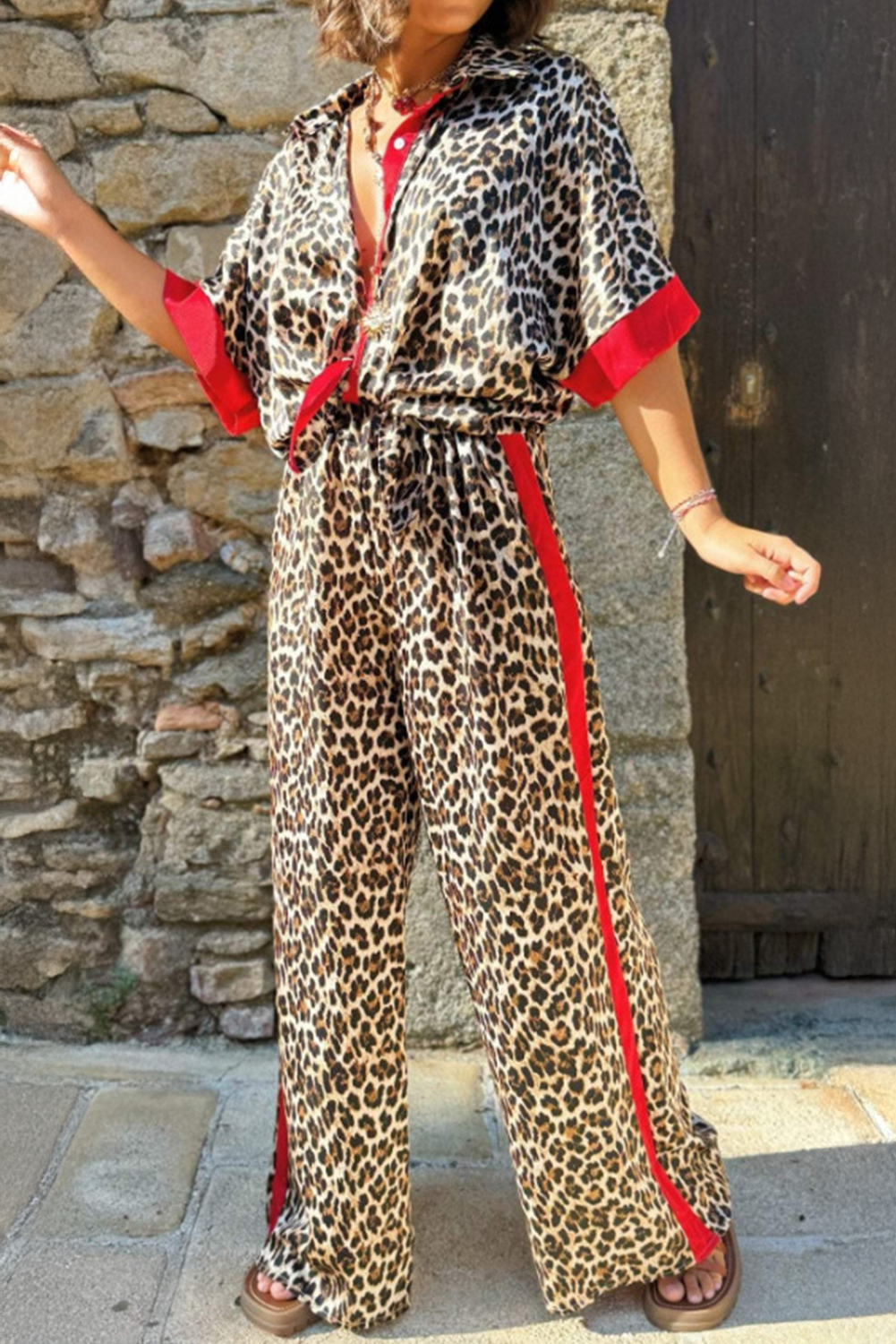 Leopard Print Loose Set RTS