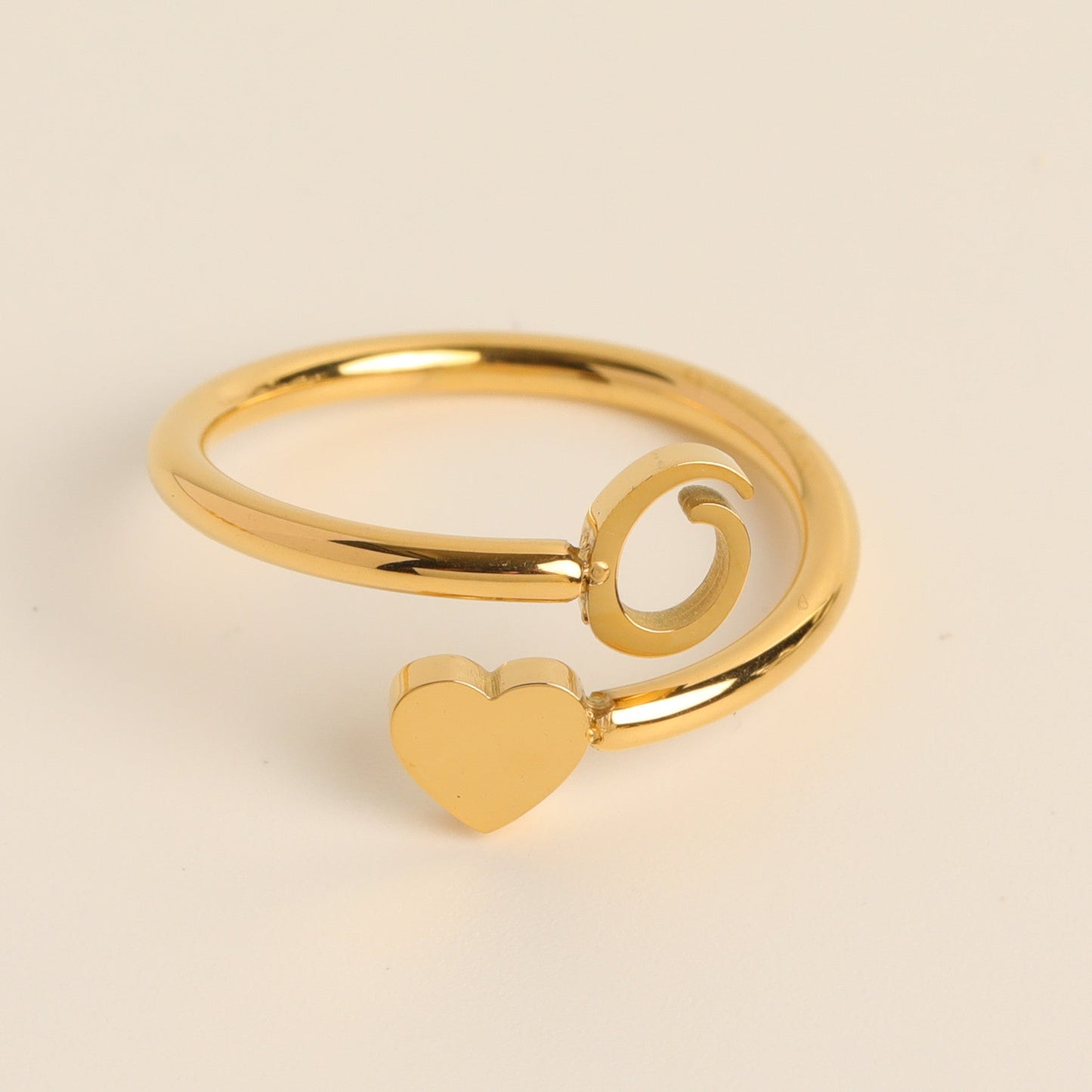 *Preorder: Stainless Initial Wrap Rings*