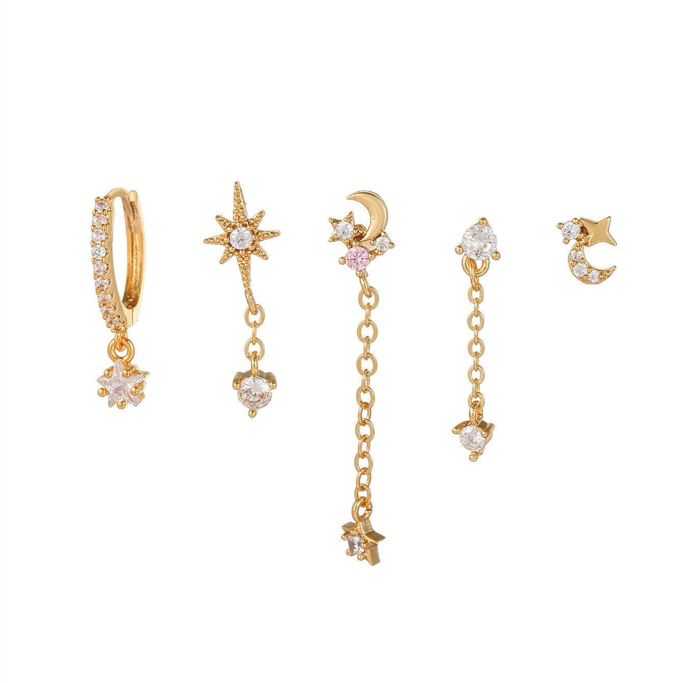*Preorder: Drop Stone Earring Set*