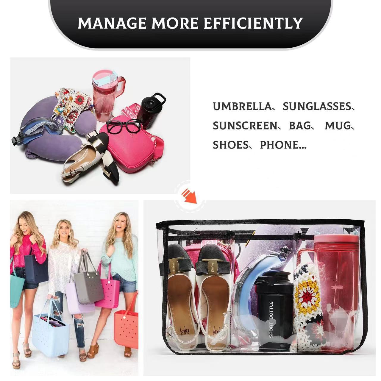 RTS: Your Favorite Tote Accessory- PVC Insert