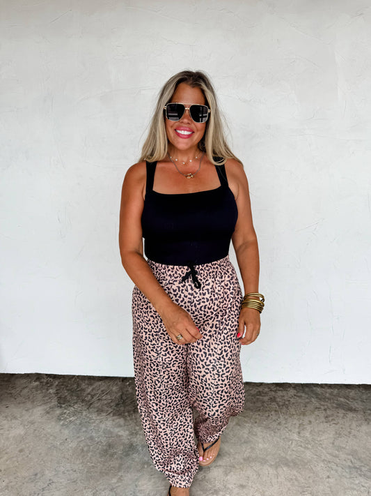 COCO CHEETAH JOGGER PANTS