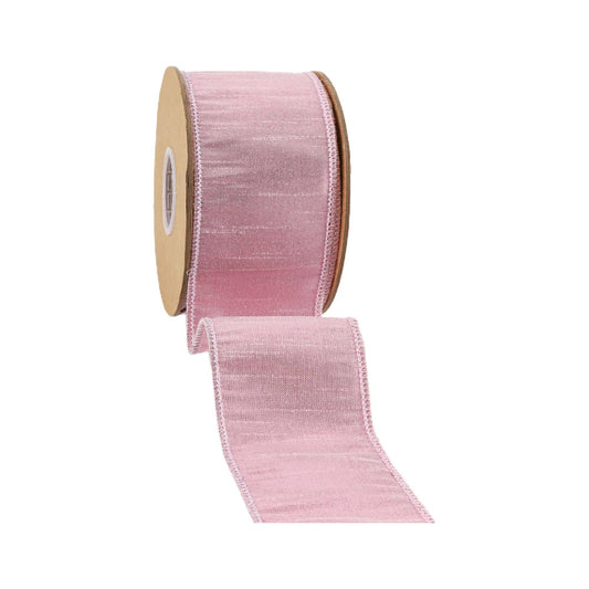 Wired Metallic Dupioni Ribbon 10 Yard Roll