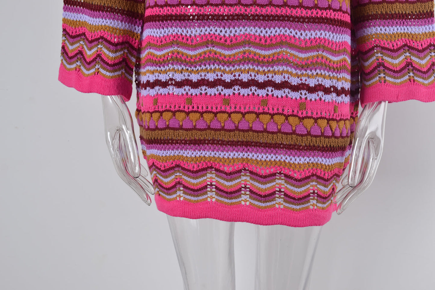 Paneled Knitted Dress