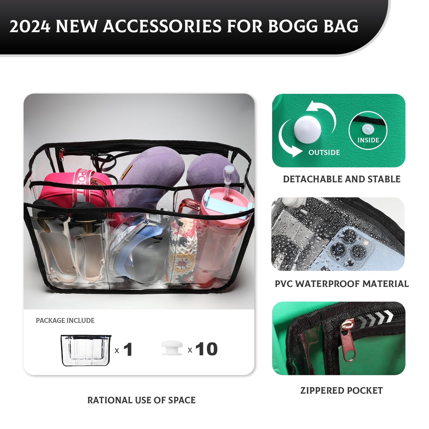 RTS: Your Favorite Tote Accessory- PVC Insert