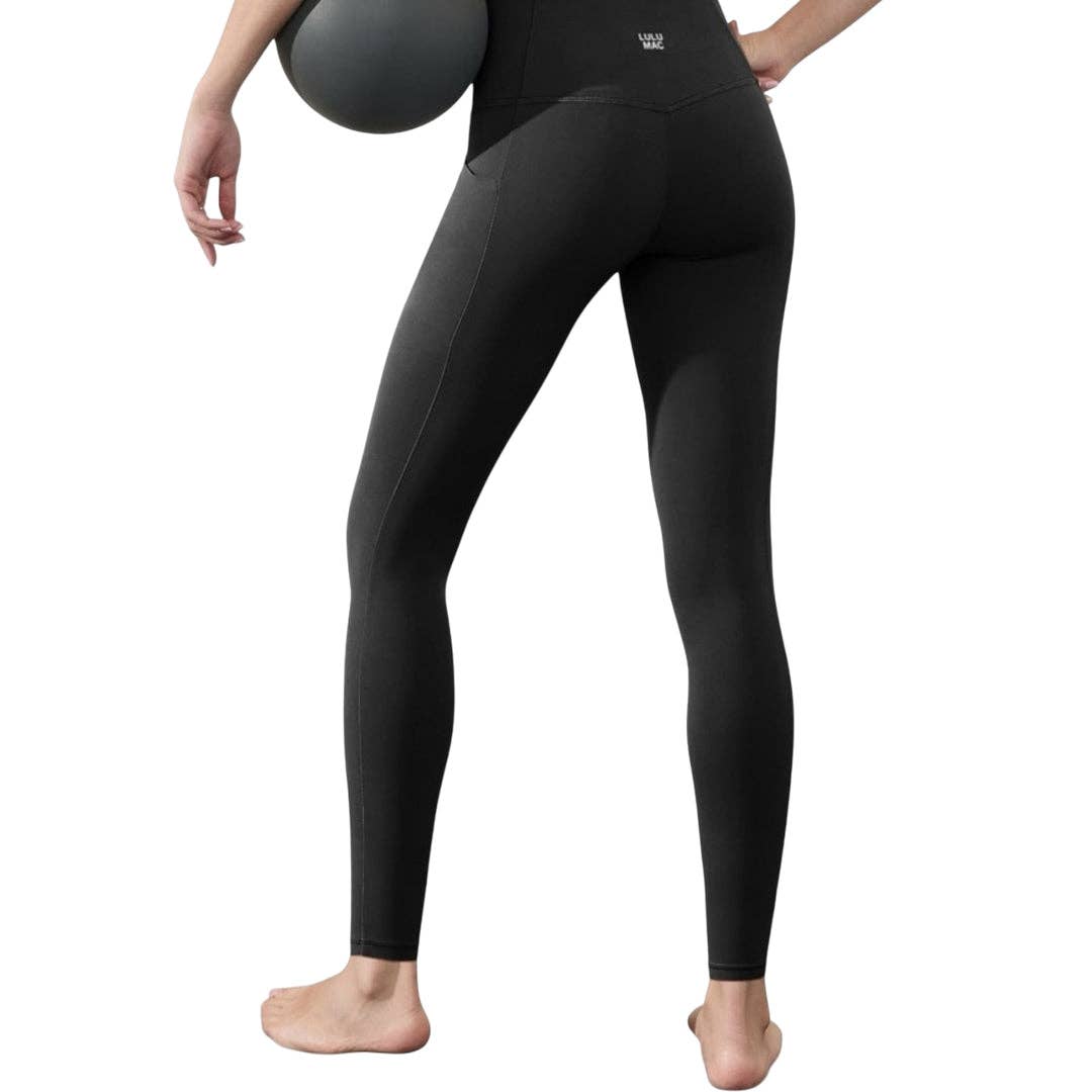 SLG-4248 SOLID LEGGINGS BLACK