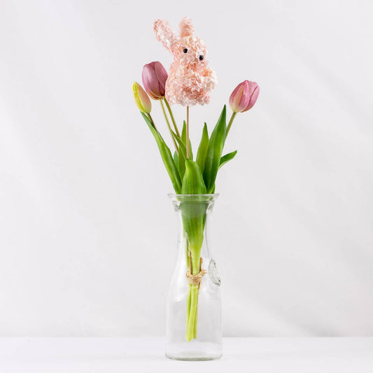 Hydrangea Bunny Pick Light Pink 2.25x13.75x3.5