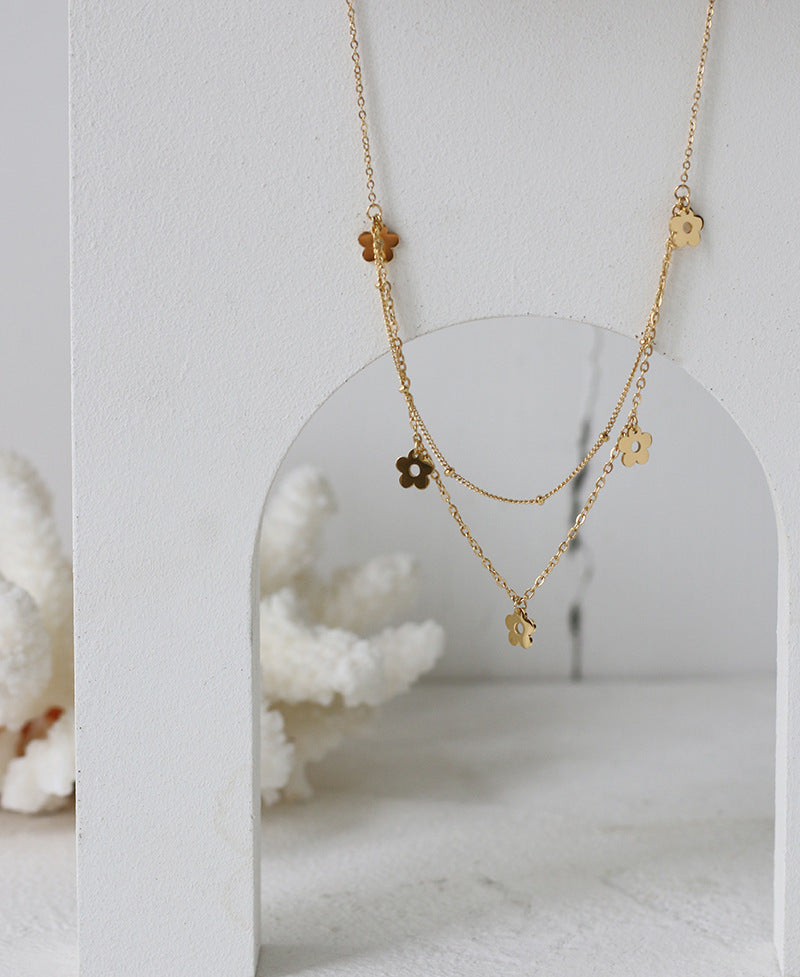 *Preorder: Layered Floral Necklace*