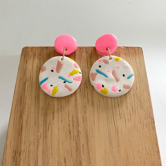 *Preorder: Summer Neon Clay Dangles*