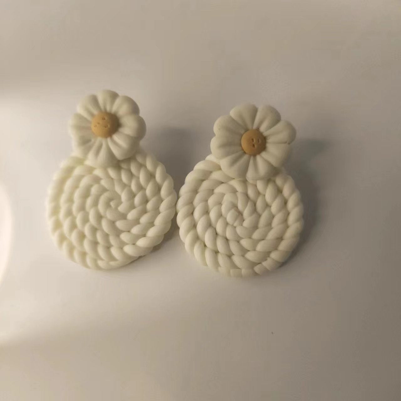 *Preorder: Summer Floral Clay Dangles*