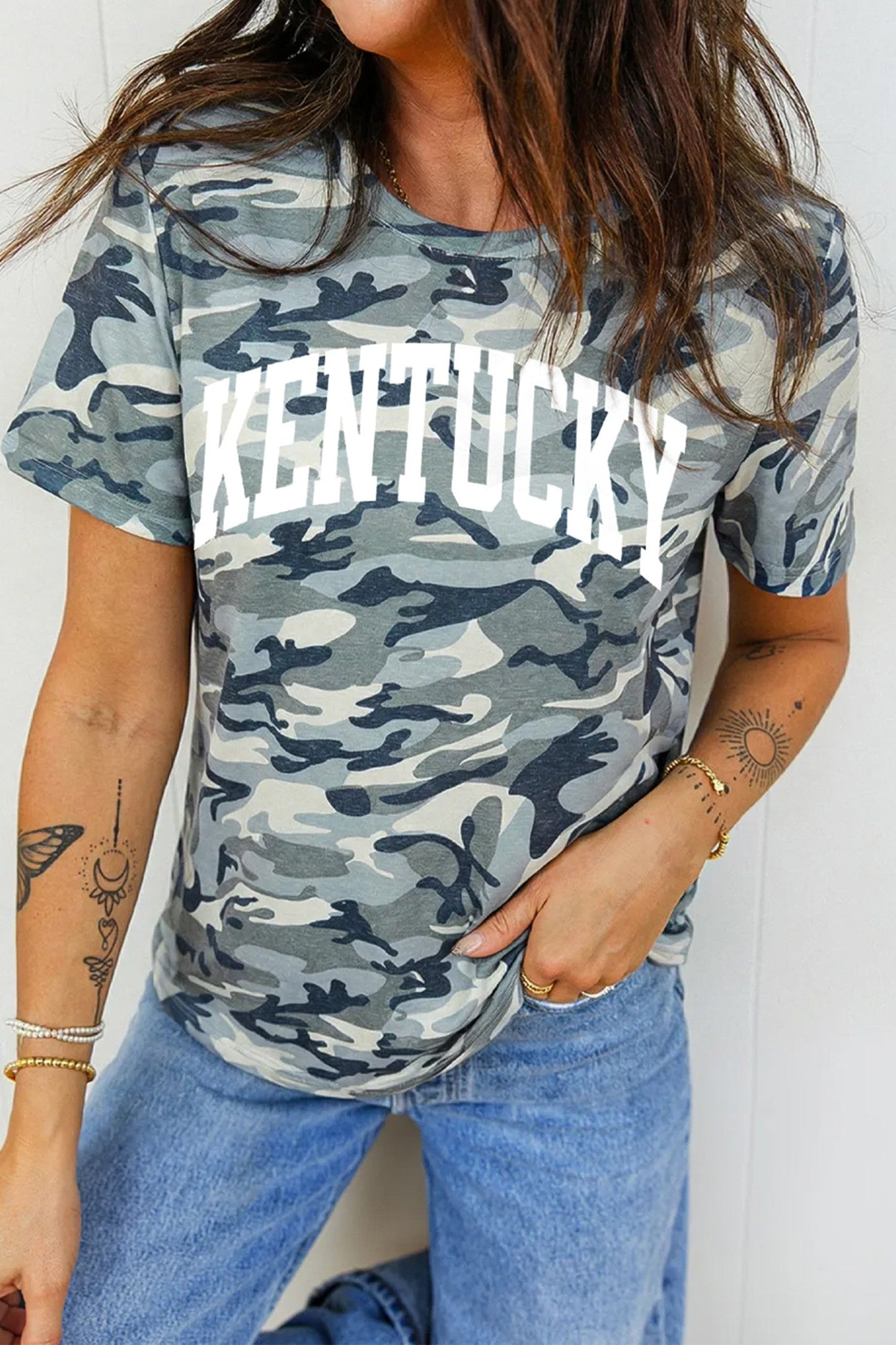 Camo Kentucky Crew Neck FB