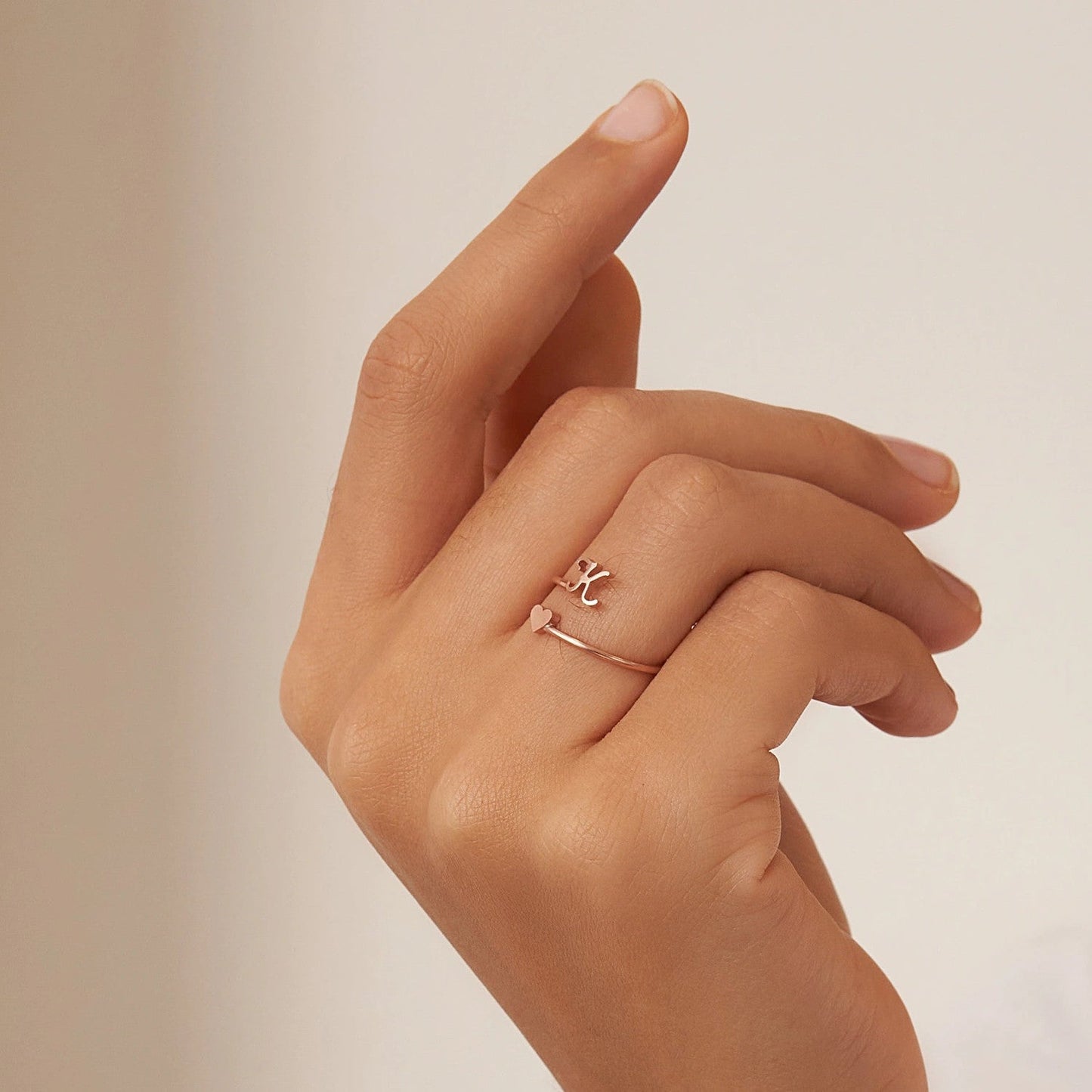 *Preorder: Stainless Initial Wrap Rings*