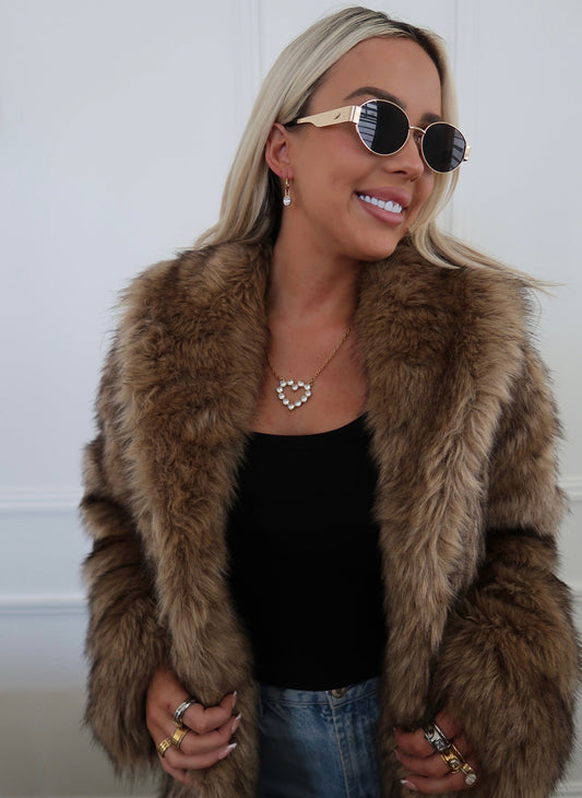 LARGE DIAMOND HEART NECKLACE 