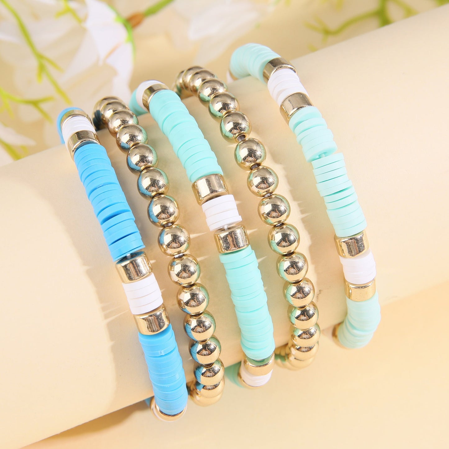 *Preorder: Heishi Bead Stacks*