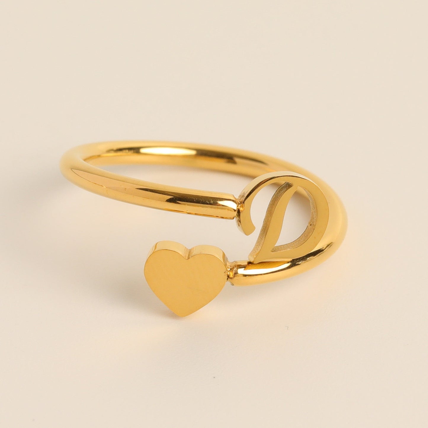 *Preorder: Stainless Initial Wrap Rings*