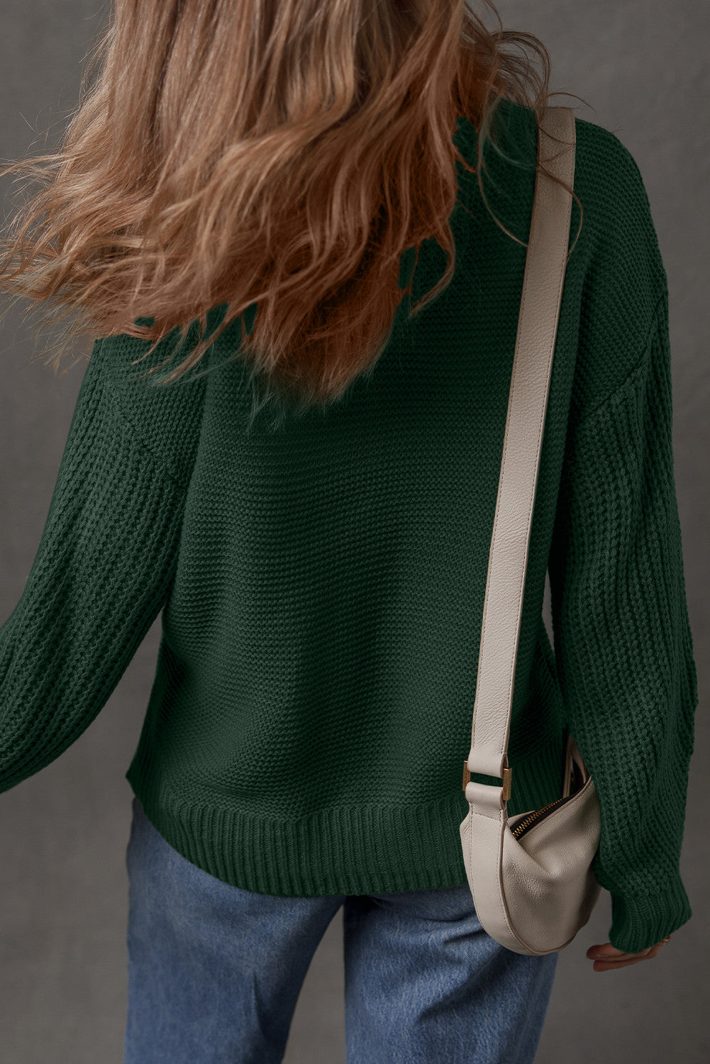 Front Seam Loose Sweater *TWO COLORS* FB