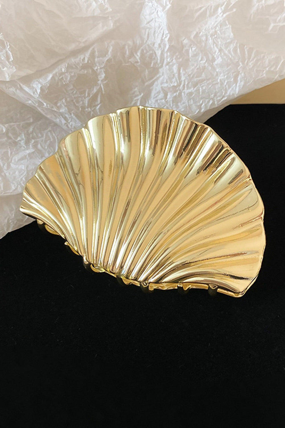 Gold Seashell Hair Clip LT