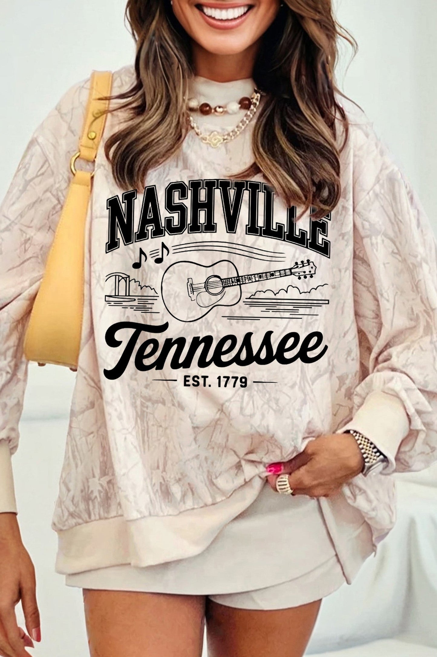 Vintage Nashville Camo Sweatshirt FB