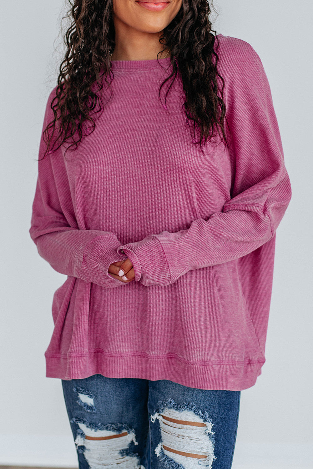 Waffle Knit Top FB