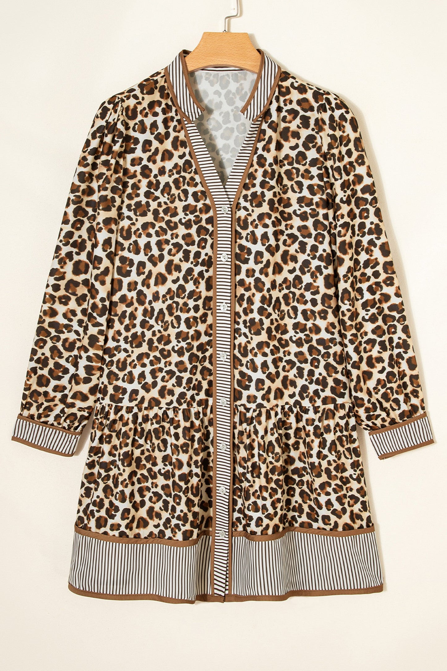 Leopard Striped Mini Dress November.