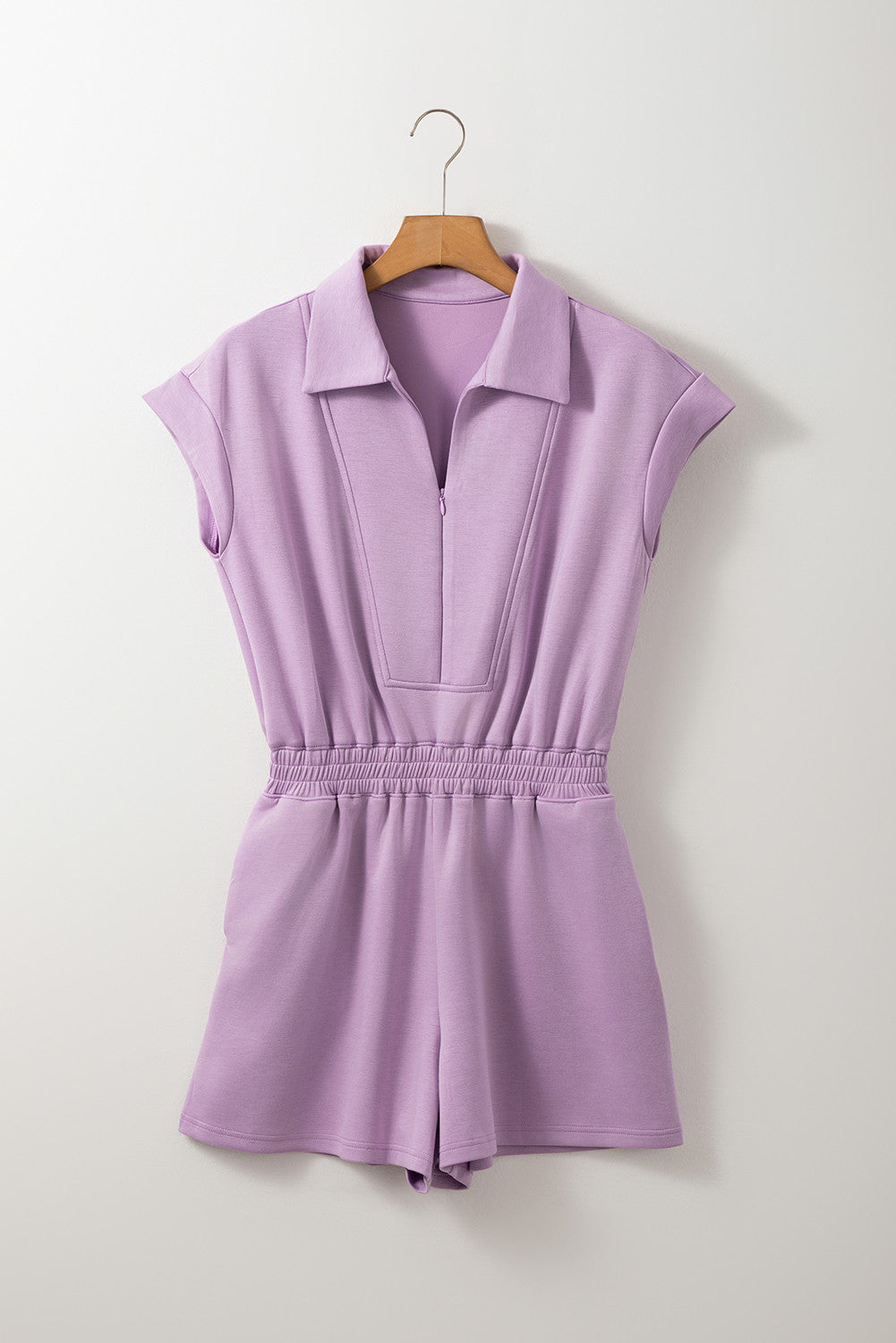 Orchid Zipped Romper FB