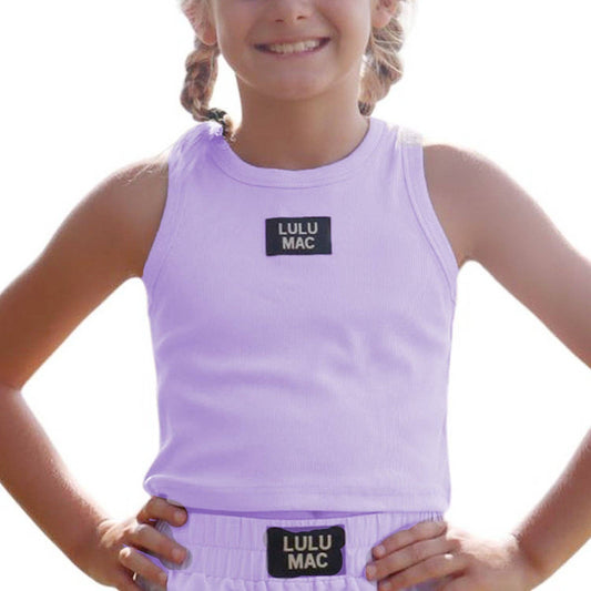 Girlie Girl Originals - LM-KTK-1000 LAVENDER KIDS SOLID TANK: LAVENDER / Youth Large