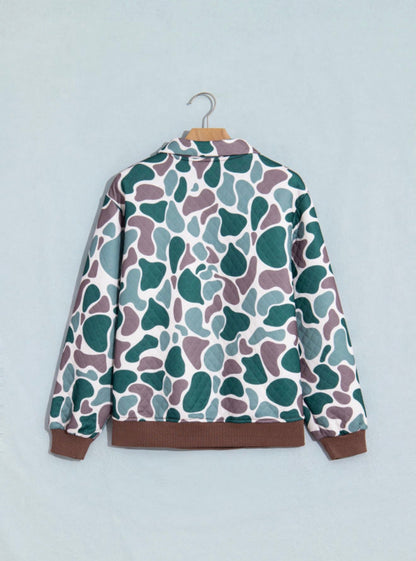 Retro Camo Pullover