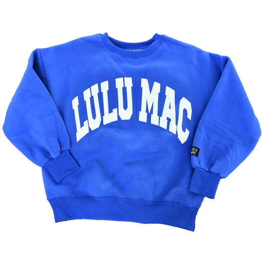 Lulu Mac Sweatshirt Royal/White - Puff