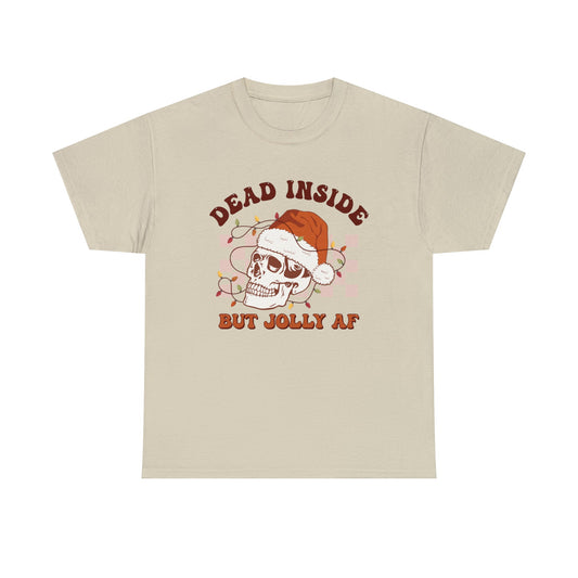 Dead Inside Heavy Cotton ChristmasTee