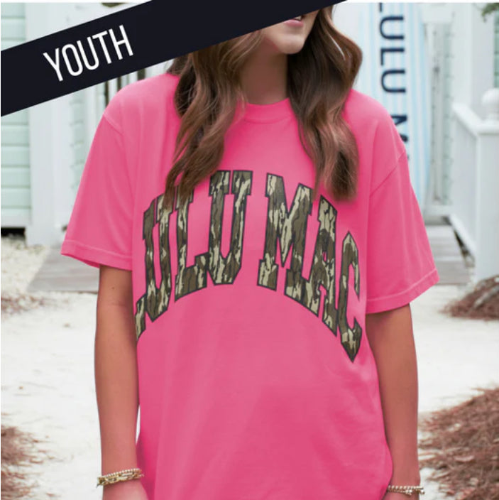 Lulu Mac Kids Neon Pink & Bottomland Tee