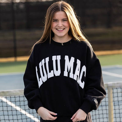 Lulu Mac Sweatshirt Black/White