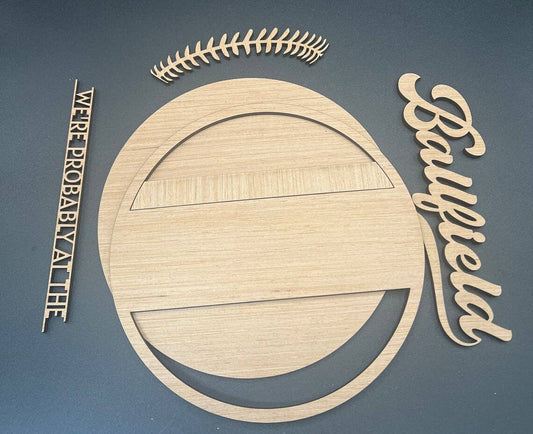 Ballfield Door Hanger DiY