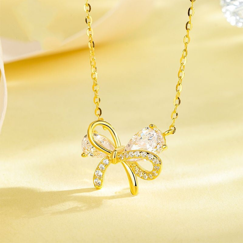 Preorder: Sterling Bow Necklace