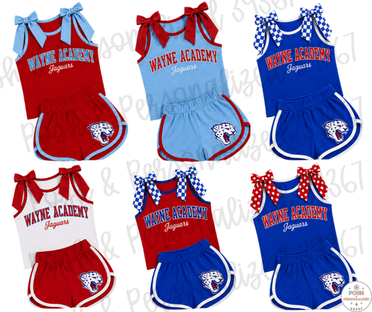 Posh Prep BowTie Cheer Outfit