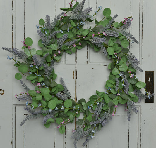 Lavendar Eucalyptus Wreath
