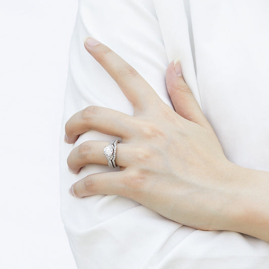 *Preorder: Sterling Engagement Ring Set*