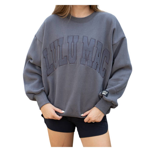 MONO-2225 DARK GREY Lulu Mac Sweatshirt