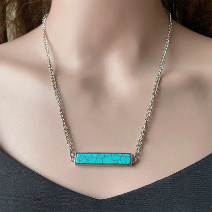 *Preorder: Turquoise Bar Necklace*