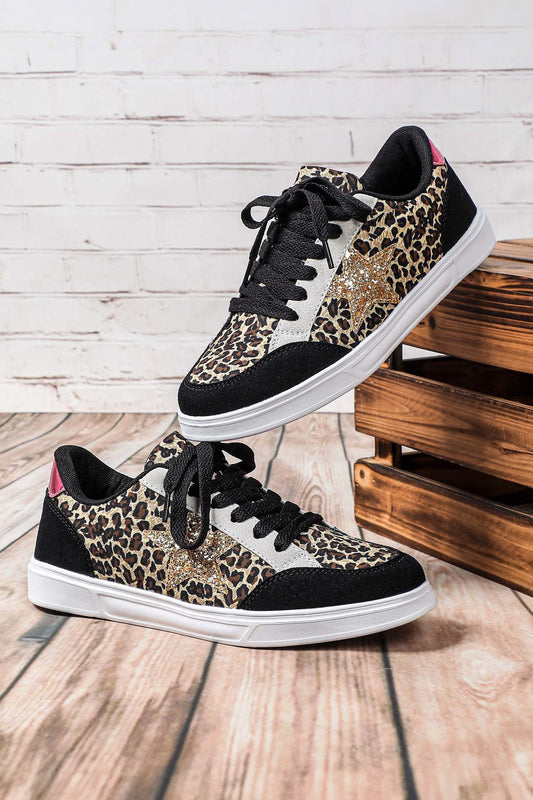 Glitter Star Sneakers **Multiple Colors** RTS
