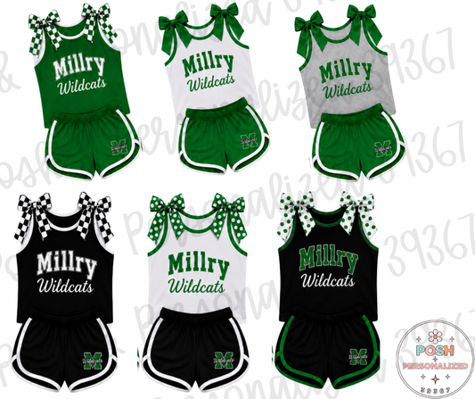 Posh Prep BowTie Cheer Outfit Millry
