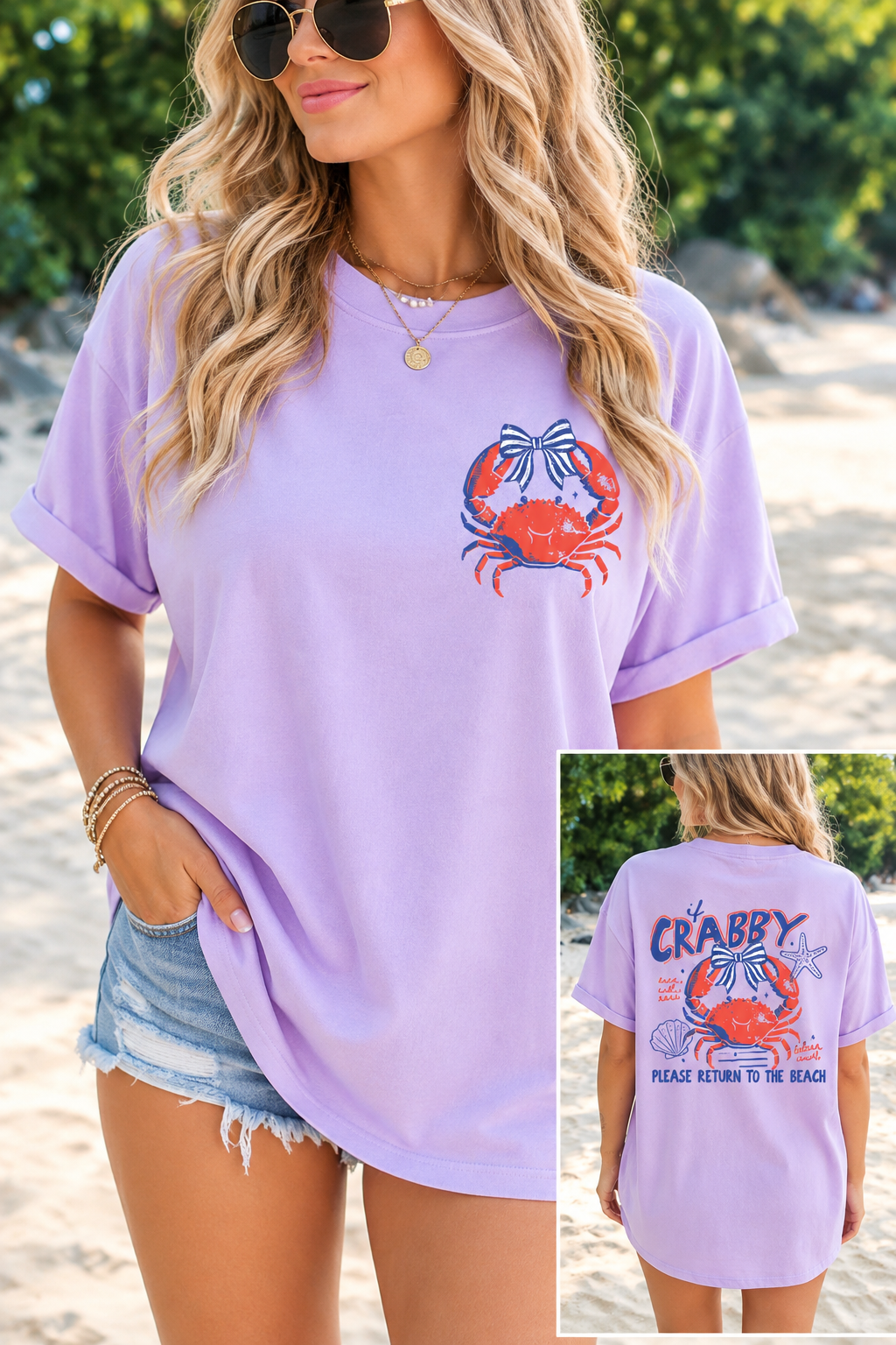 Orchid Petal Crabby Shirt RTS