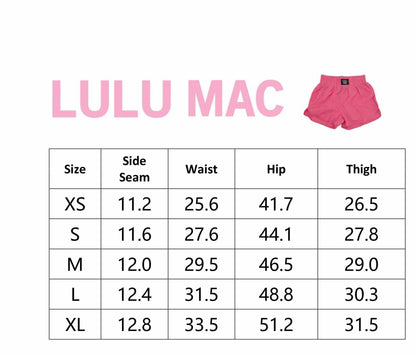 DD-SHORT BLACK LULU MAC SOLID SHORTS