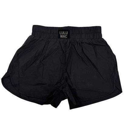 DD-SHORT BLACK LULU MAC SOLID SHORTS