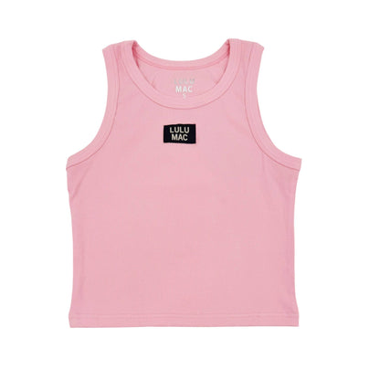 DD-TANK LIGHT PINK LULU MAC SOLID TANK TOPS